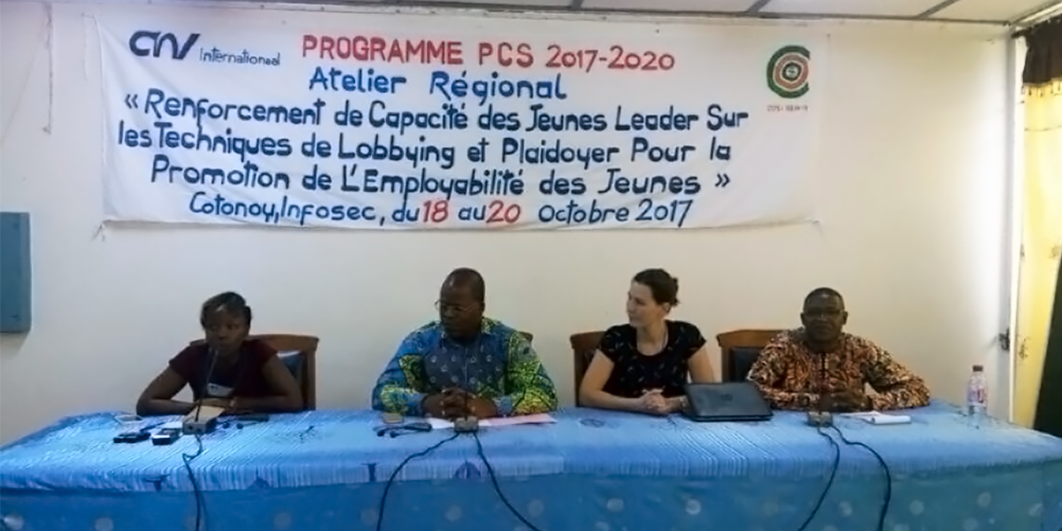 Formation sur les techniques de lobby et plaidoyer à cotonou